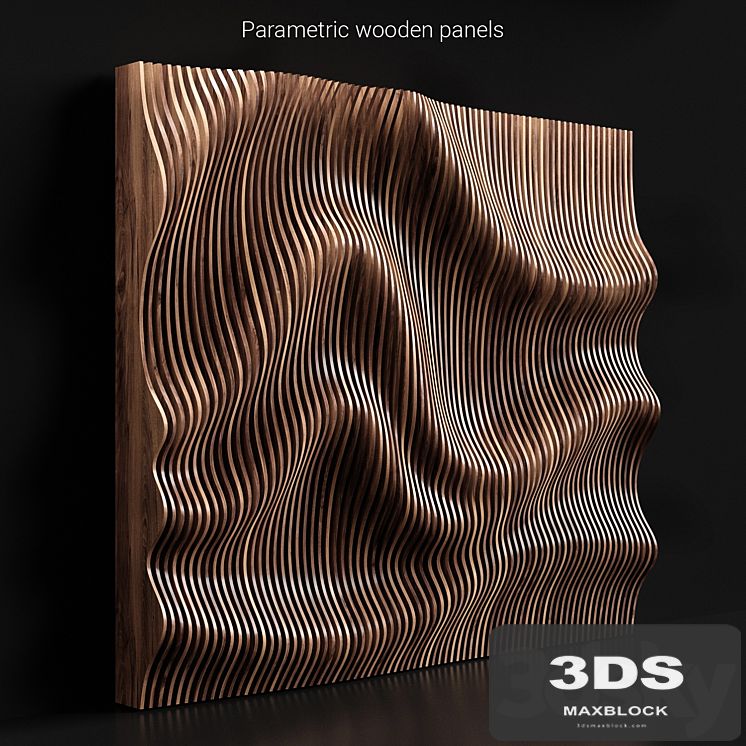 Parametric wooden panels