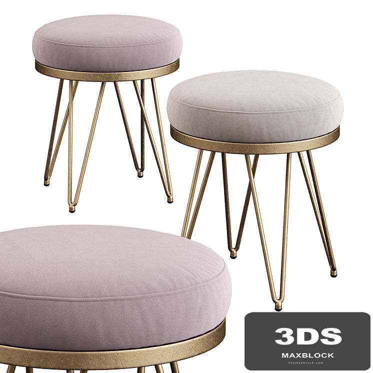 Safavieh / Jenine Faux Ostrich Round Bench
