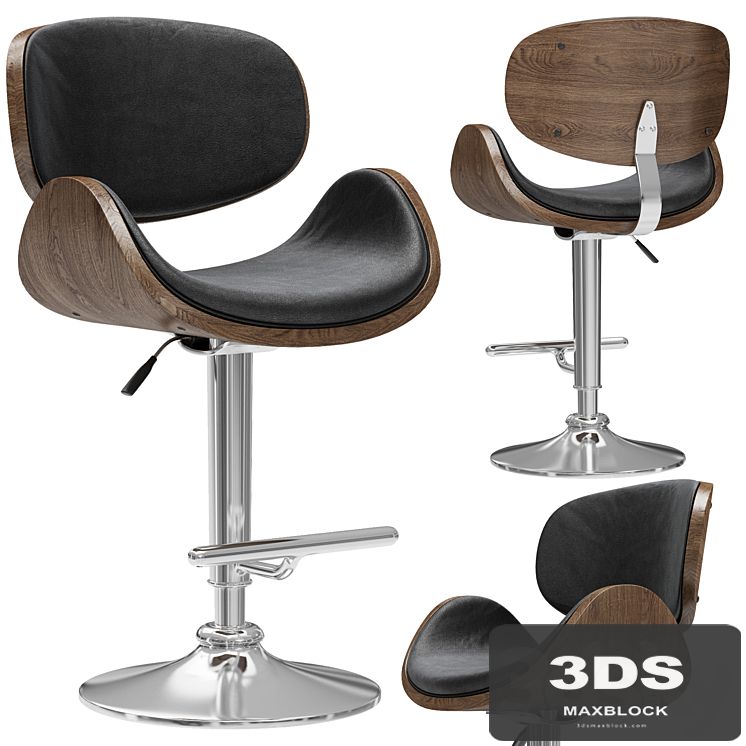 Bar stool Eames Lounge Bar Stool