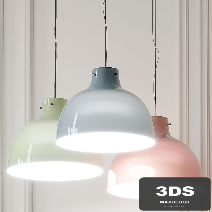Bellissima Glossy Pendant Light By Ferruccio Laviani