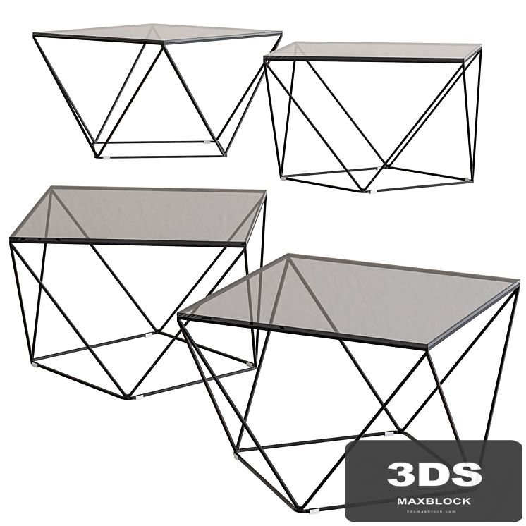 NV Gallery Heroine Glass Coffee Table