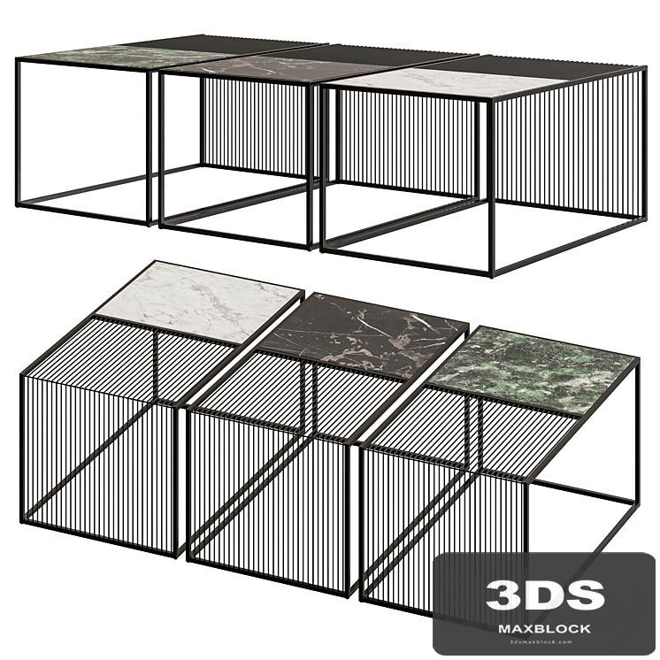 NV Gallery Skye Marble Coffee Table
