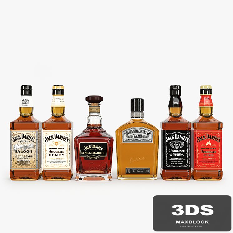 Jack daniel's bottles collection