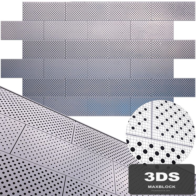 perforated metal panel N25