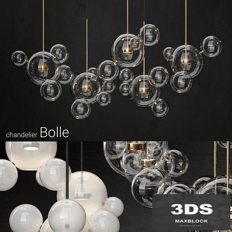Chandelier Giopato & Coombes Bolle 24 lights 2