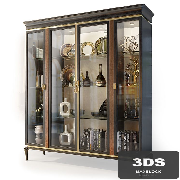 Bookcase / Showcase Dilan. AR Arredamenti