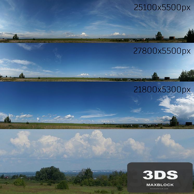 Panorama of the sky, collection No. 7