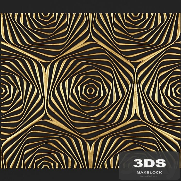 3D panel, futurism.