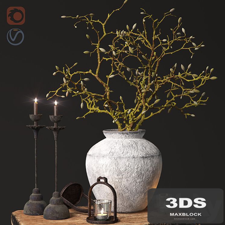 Vintage decorative set