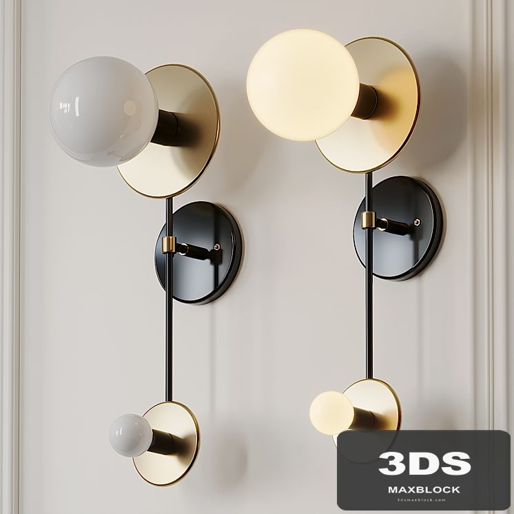 Double Wall Brass Sconce by ETSY
