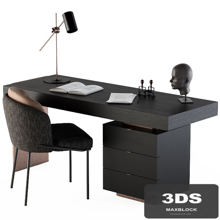 Minotti carson writing table