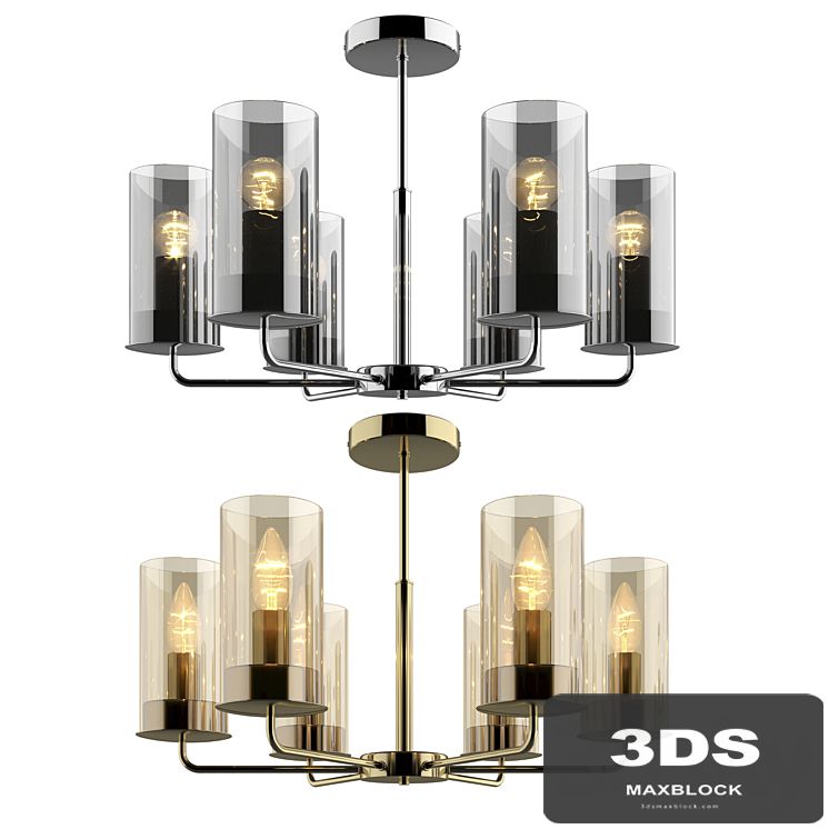 Ceiling Chandelier Vele Luce Licia VL1923L06 and VL1924L06