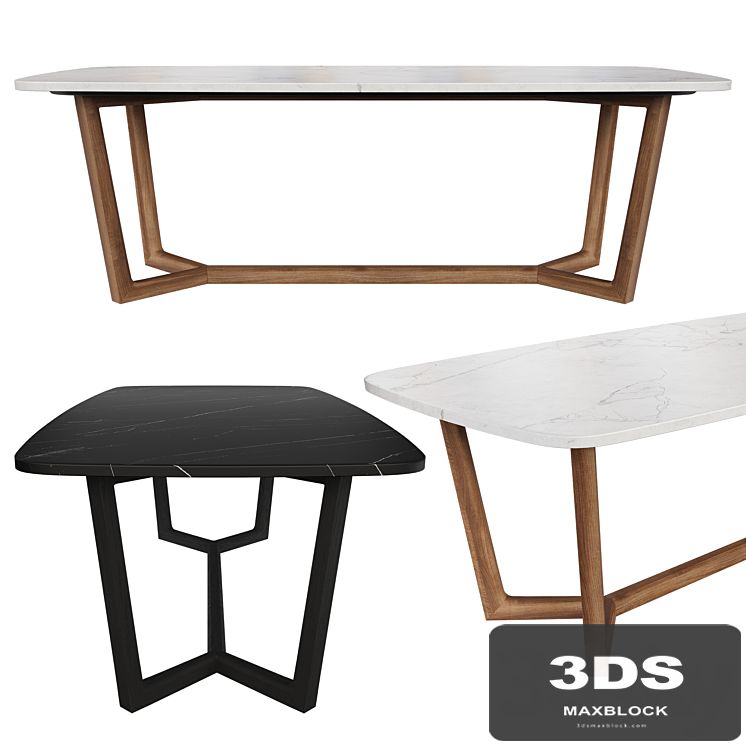 Concorde table by Poliform