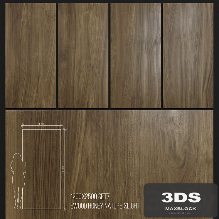 Ceramic Tile Urbatek Xlight 1200 X2500 Ewood Honey Nature