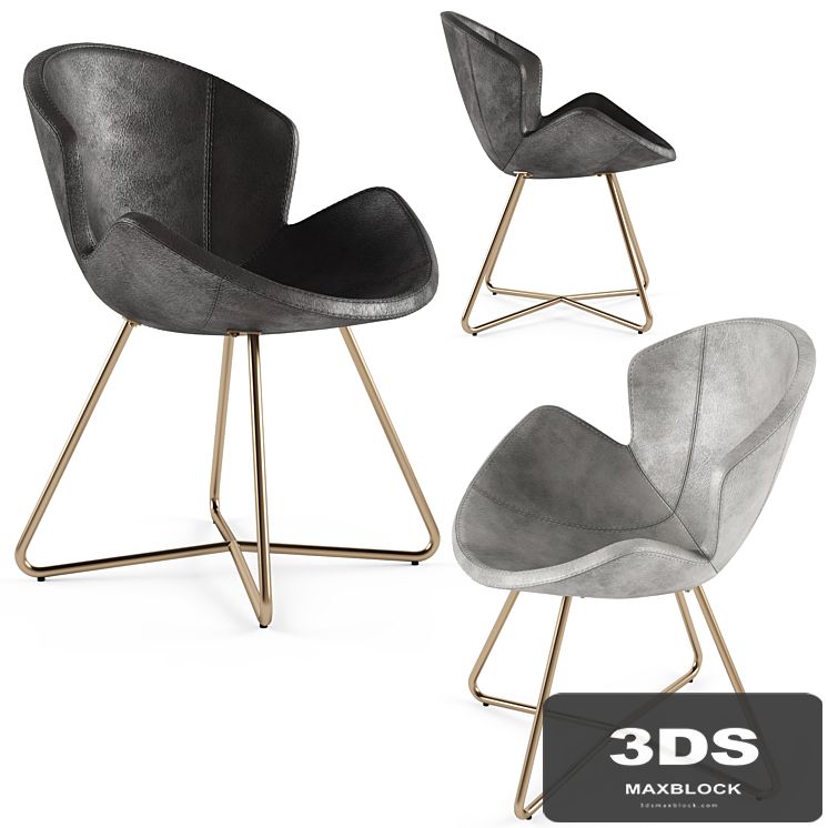 Arketipo VICTORIA Leather chair