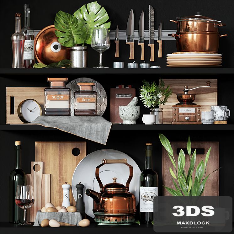 Kitchen decorative set