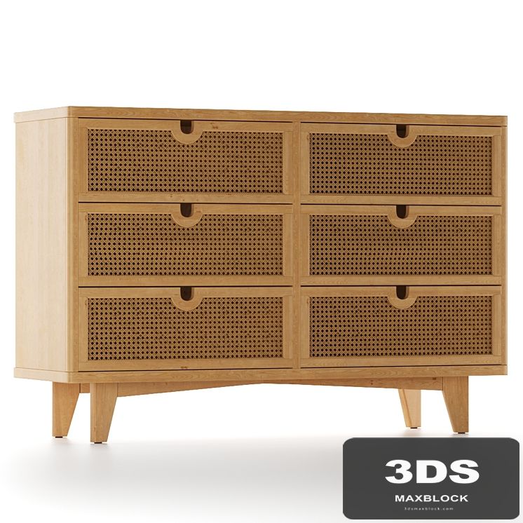 Marte 6-Drawer Dresser