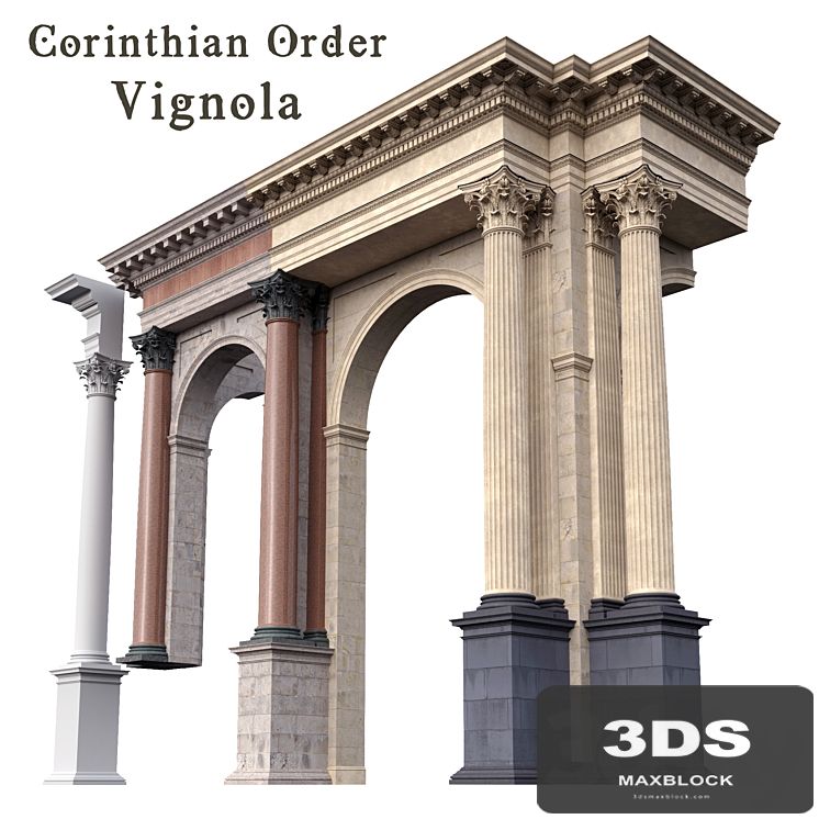Corinthian Order Vignola Column