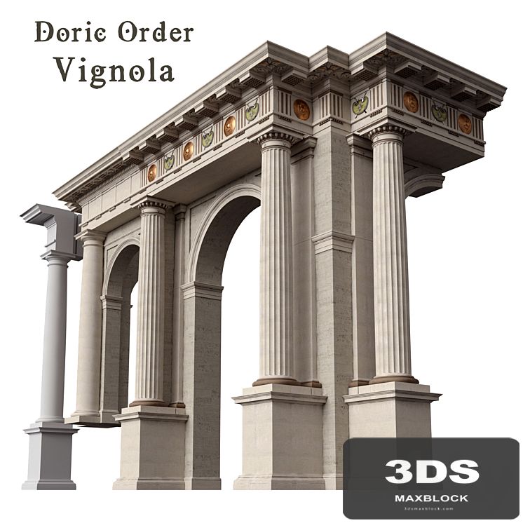 Doric Order Vignola Column