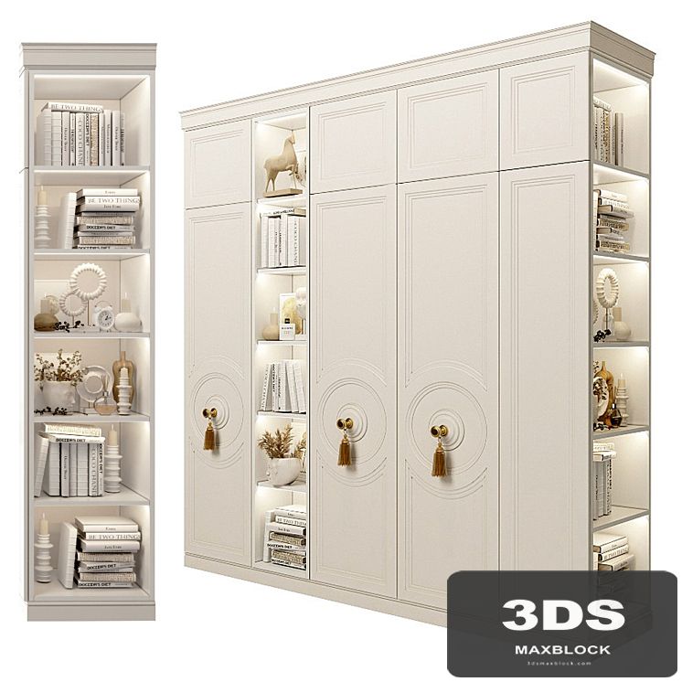 Cabinet with shelves_7