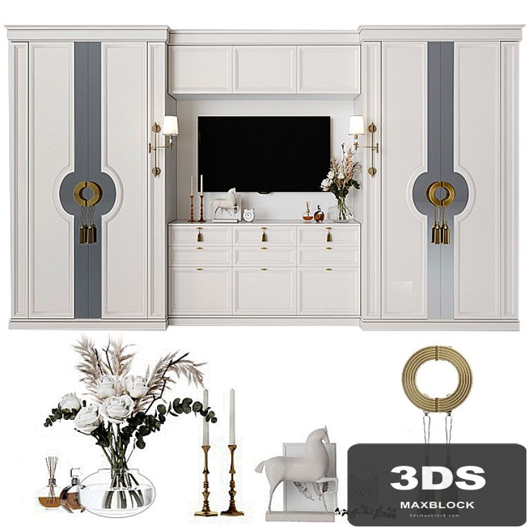 Cabinet with TV_7 zone