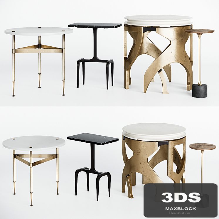 Side tables and accent tables set