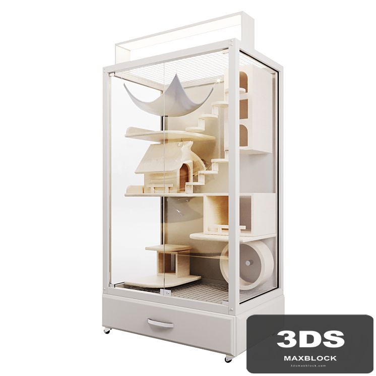 Chinchilla display case
