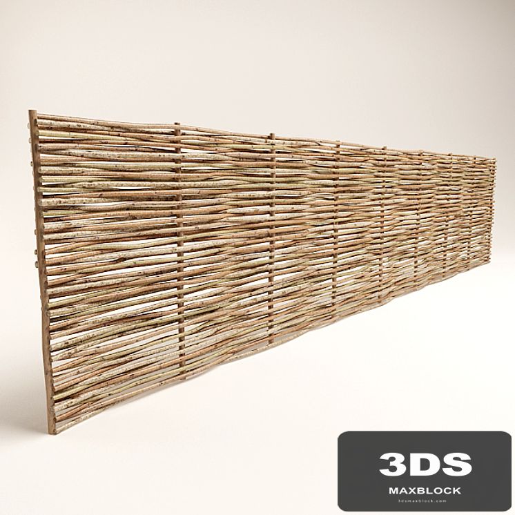 Wicker fence