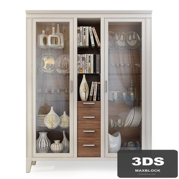 Wardrobe / Display Cabinet Camomilla. Showcase by Le Fablier