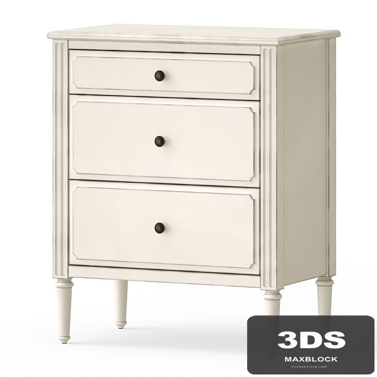 Bedside table in the nursery. Option 1