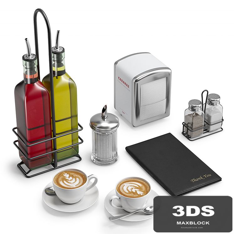 Restaurant Table Decor Set 1