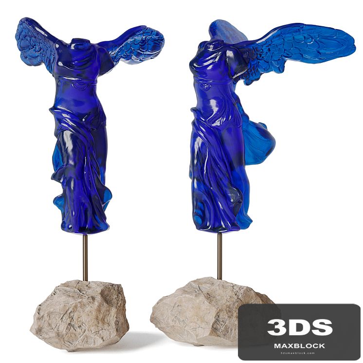 Lalique la victoire de samothrace statuette