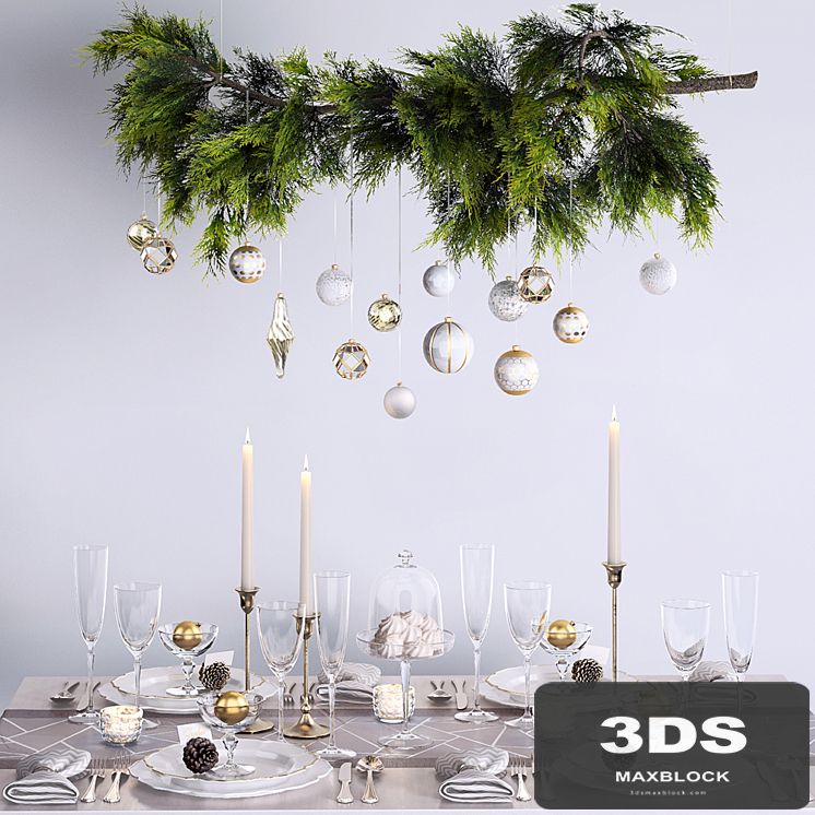 Christmas tablescape