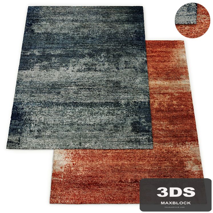 Trouve Hand-Knotted Silk Wool Rug RH