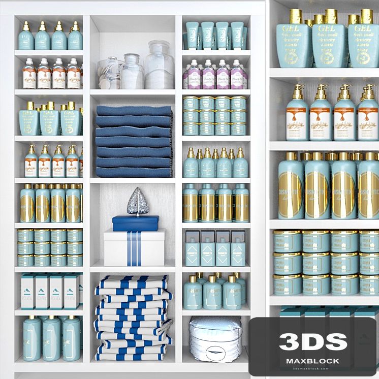 Collection of cosmetics 3. Beauty salon