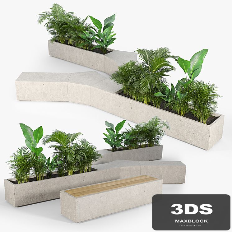 BOX PLANTER Tropics