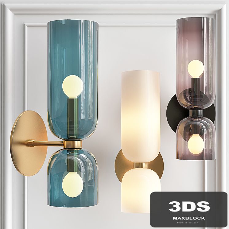 Sconce Lightmaker Studio Edie Sconce Blue