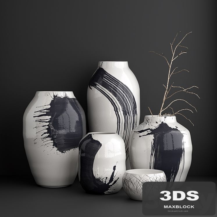 Tom Kemp's vases set
