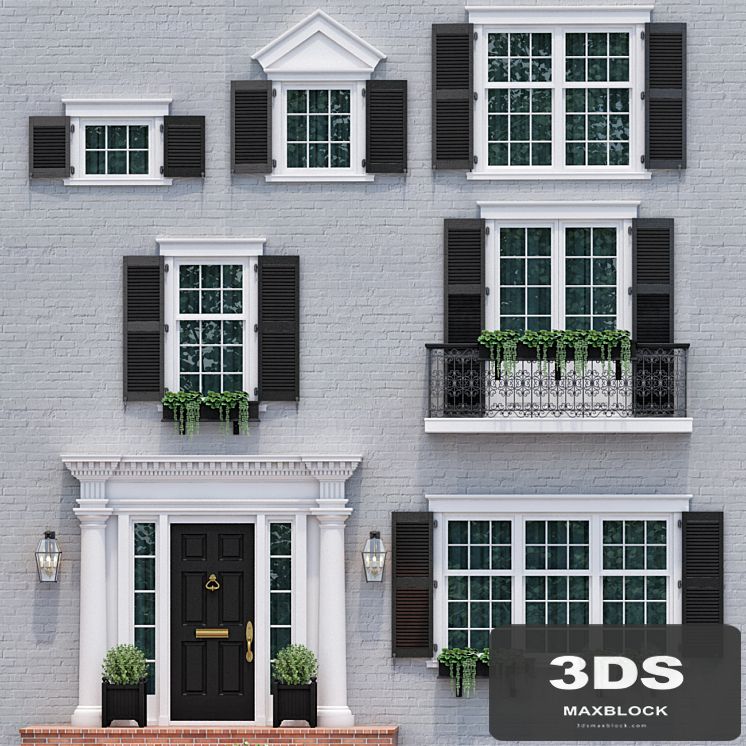 Windows and doors in the style of English classics 4