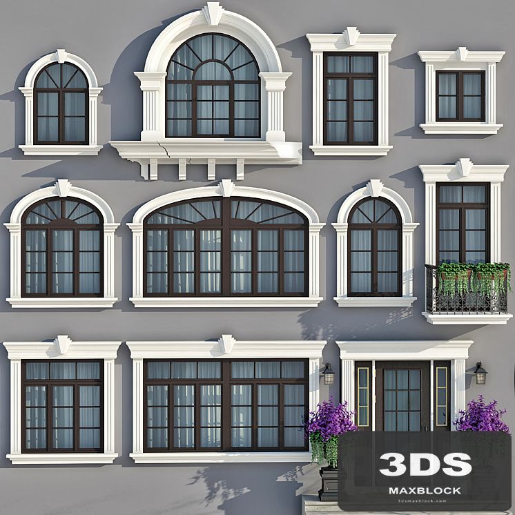 Windows and doors in the style of modern classics