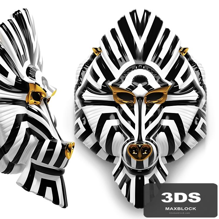 Lladro mandrill mask