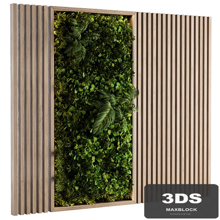 Wooden Vertical Garden - Wall Decor