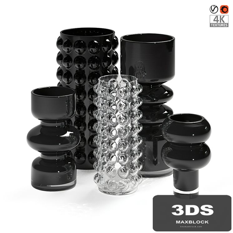 Glass vases H&M Home