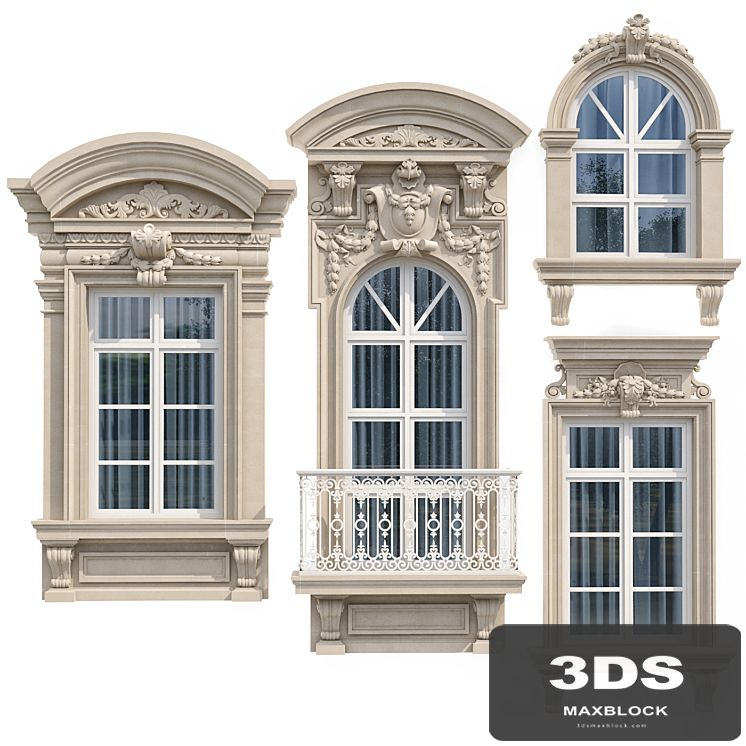 Windows in the style of modern classic 8
