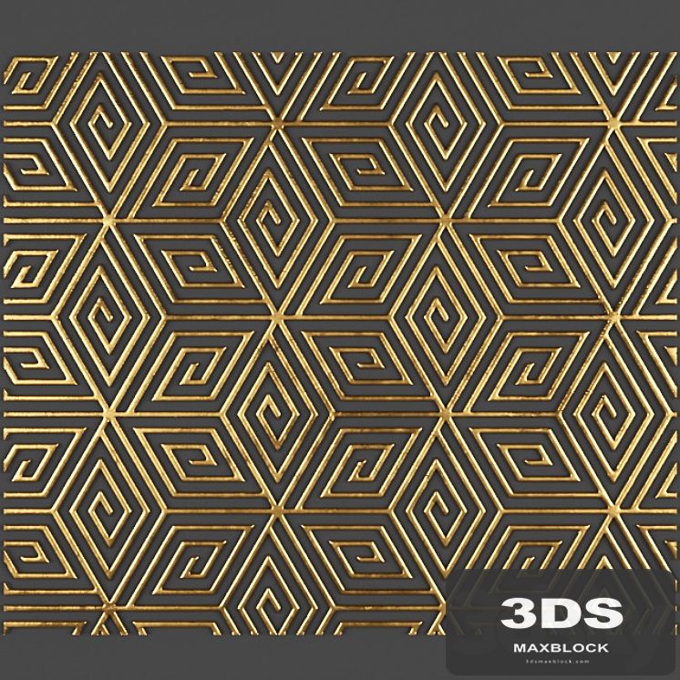 3D panel, futurism.