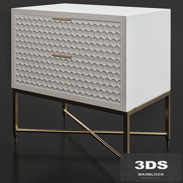 Becton 2 Drawer Nightstand