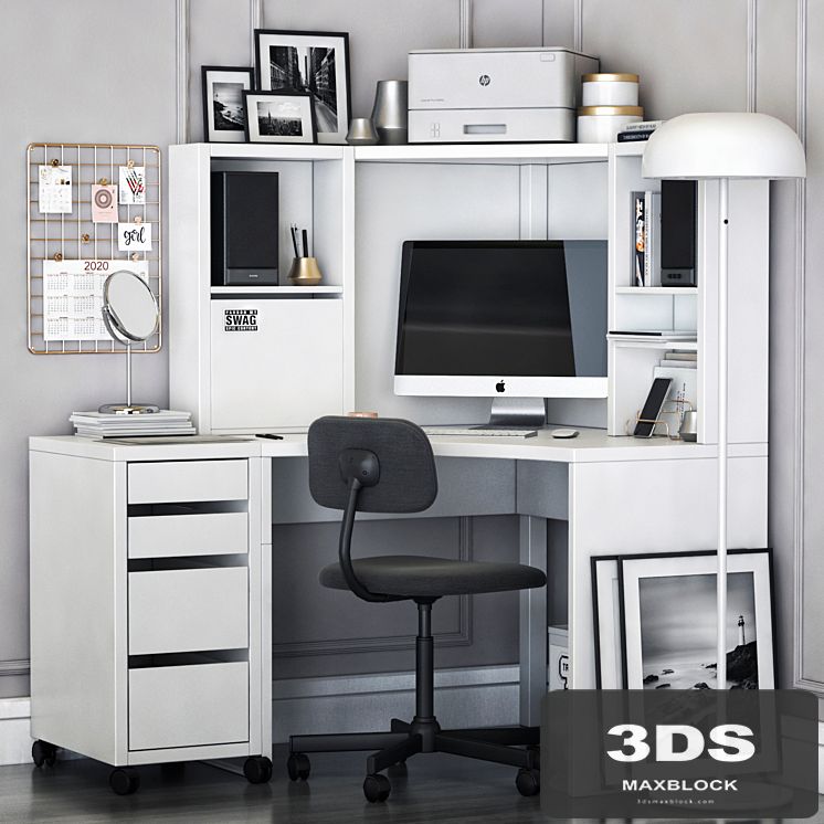 IKEA MICKE corner workplace