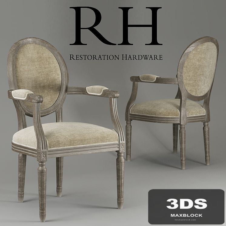 chair RESTORATION HARDWARE FC011-65-OAK / A17