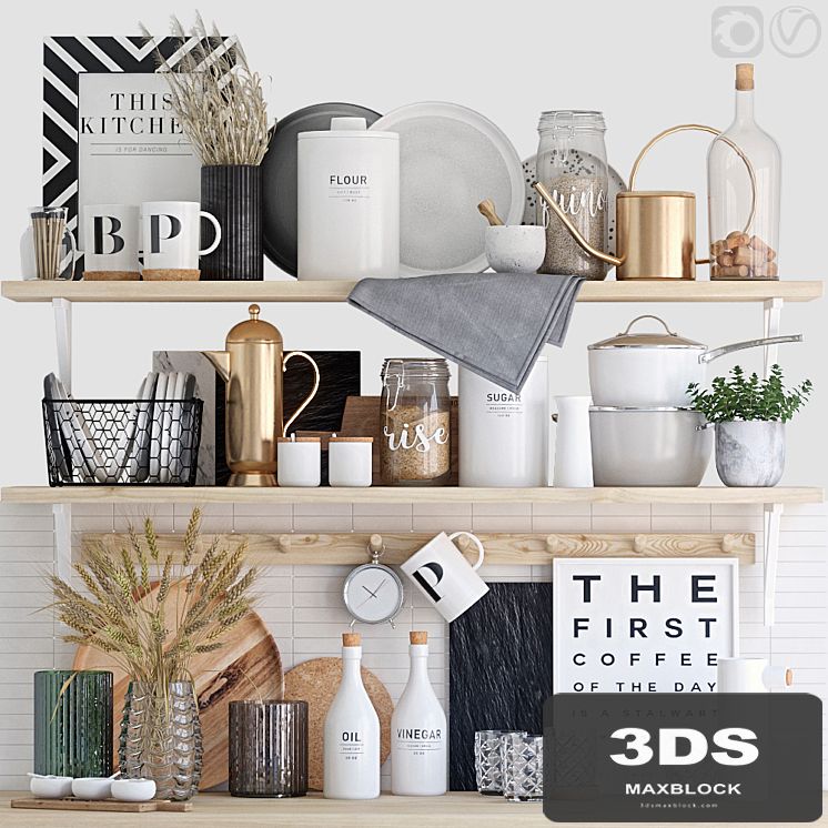 Decorative set for the kitchen 7