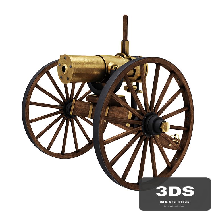 Antique Bronze Gun